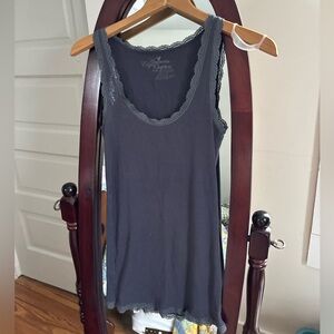 American eagle y2k lace fitted tank top